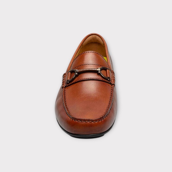Mens Florsheim Motor Bit Driver in Cognac Leather. 13410 221 main image 6